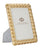 Ropy Gold Rahmen 19,3x2x24,5 cm aus Polyresin und Goldglas
