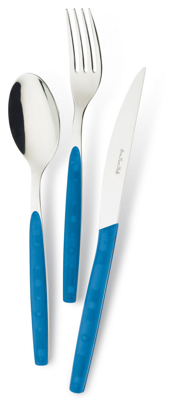 Servizio Set di Posate 24 pezzi in Acciaio Inox Eme Dream Blu 35 prezzo
