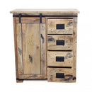 Mobile Winston 90x45x100 h cm in Legno Marrone