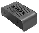 Posacenere da Muro 23,5x13,2xh18,7 cm in Acciaio con Contenitore Interno Estraibile Nero