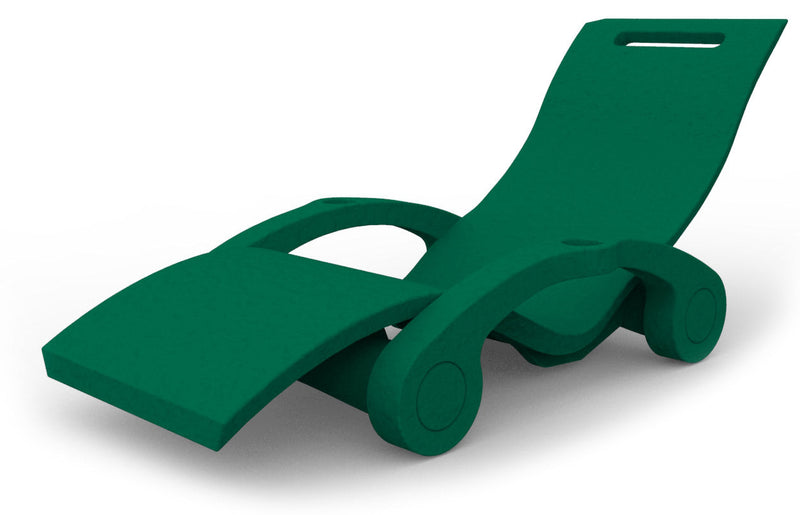 Lettino Chaise Longue Galleggiante da Esterno Giardino Arkema Serendipity Verde