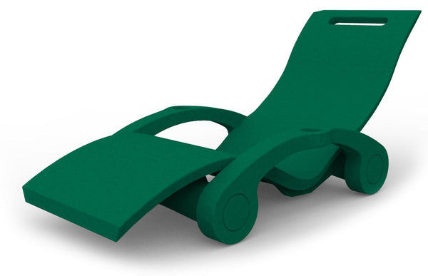 Lettino Chaise Longue Galleggiante da Esterno Giardino Arkema Serendipity Verde prezzo
