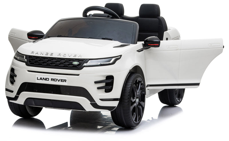 Macchina Elettrica per Bambini 12V con Licenza Land Rover Evoque Bianca