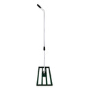 Rastrello Livellante Estensibile 100x32x125-195 cm Livellatrice in Acciaio Verde 