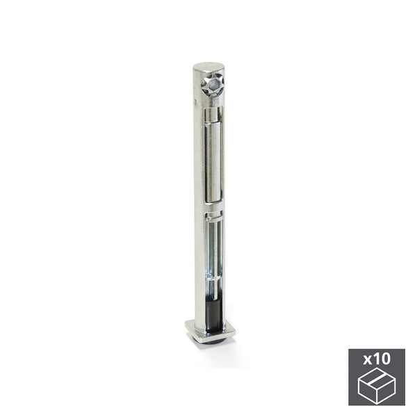 Verstellbar für Möbel 12 mm H76 mm Stahl und verzinktes Zamak 10 Stück Emuca acquista