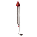 Argano a catena manuale 3 mt 1 ton paranco sollevatore con gancio frizionato