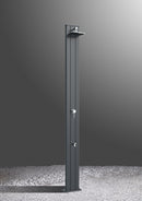 Doccia da Esterno Giardino Miscelatore e Lavapiedi Arkema Spring S Fascia Inox Fuxia