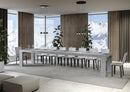 Tavolo Allungabile 200/460x90x77 cm Roxell Premium Cemento  