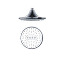 Soffione Doccia Ø24 cm con LED per Controlla Temperatura Acqua Sined  Grigio