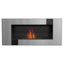 Camino a Bioetanolo da Parete 90x40 cm Flig Huston 2 Cube