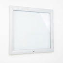 Bacheca da Esterno con Apertura a Ribalta 102,5x106,7x4,7 cm in Alluminio Grigio Chiaro