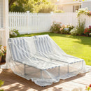 Telo Impermeabile 3x5 m Robusto in PE 140GSM Resistente agli Strappi Bianco      