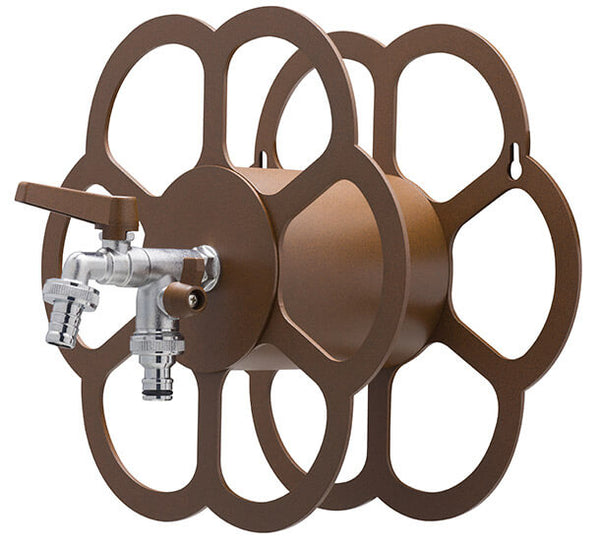 acquista Metall-Wandschlauchhalter mit Doppelauslass Belfer 42/FR Rost