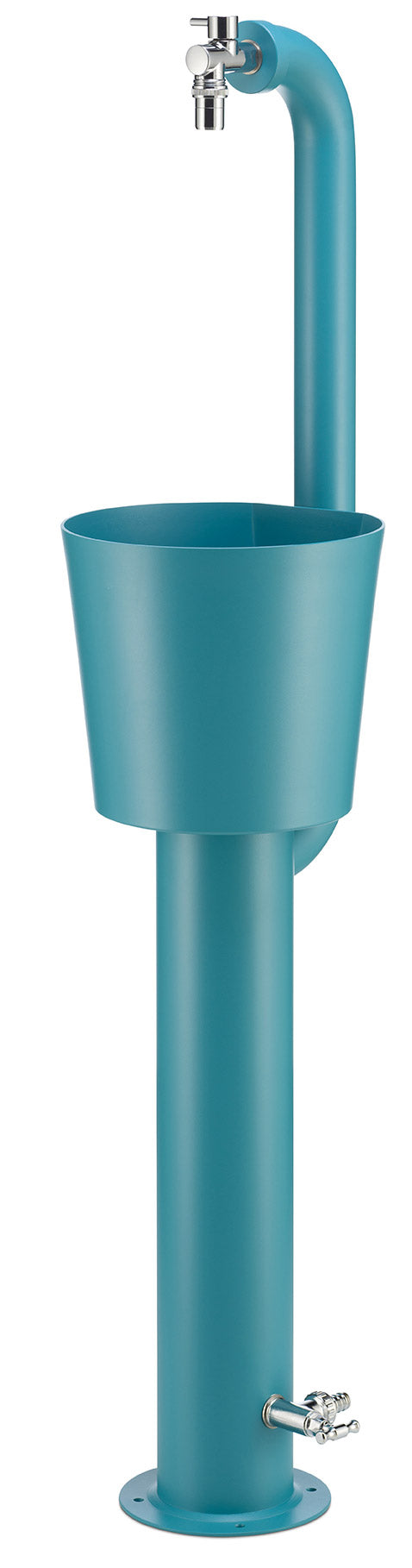 Gartenbrunnen mit Doppelhahn und Eimer Belfer 42/ARRC Cactus Turquoise prezzo