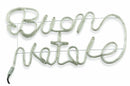 Insegna Luminosa Buon Natale 120 Luci 65x35 cm Soriani