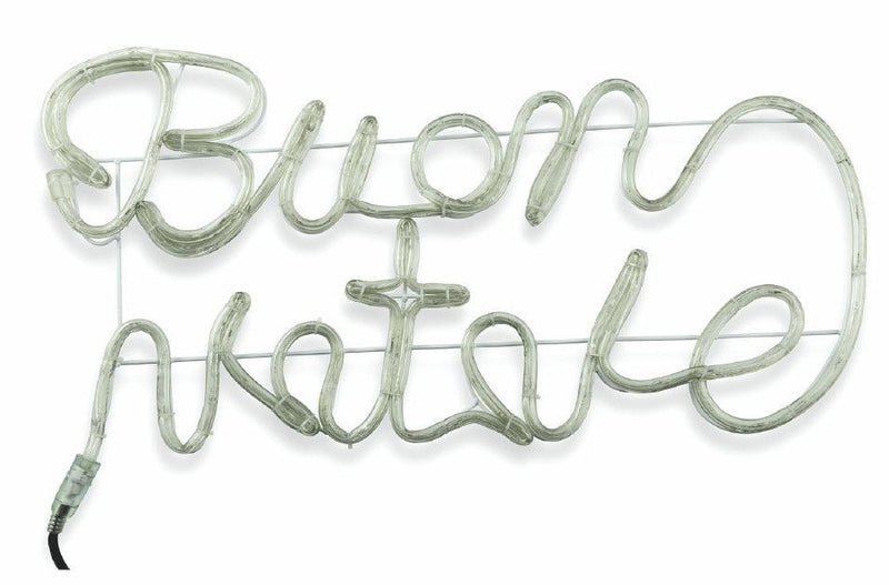 Insegna Luminosa Buon Natale 120 Luci 65x35 cm Soriani
