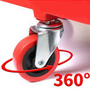 Sgabello da Officina con Cassetto Porta Attrezzi Utensili con Ruote