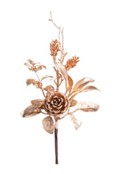 Set 24 Rami Artificiali con Pigna 25 cm in Sintetico 25 cm