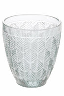 Set 6 Bicchieri Acqua in Vetro 300 ml Villa d'Este Home Tivoli Bali Leaf