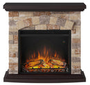 Camino Elettrico da Pavimento Effetto Fiamma 1500W Tagu Tori Effetto Pietra