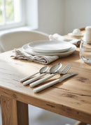 Servizio Set di Posate 24 Pezzi in Acciaio Eme Fast Avorio 18