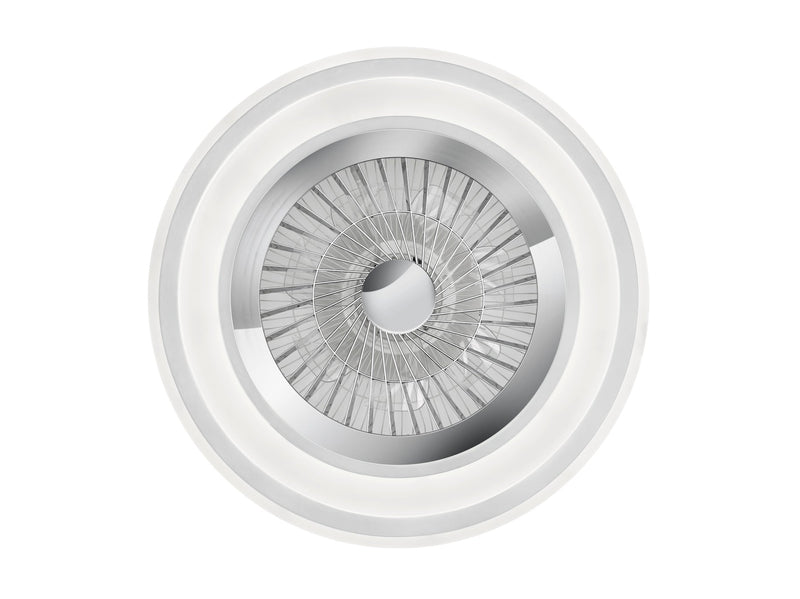 Plafoniera Ventilatore da Interno a led in PLASTICA Bianco Opaco