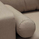 Divano 3 Posti 181x79x84 cm in Tessuto Beige