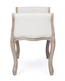 Set 2 Panche 1 Posto 71x48x60h cm Diva Naturale 
