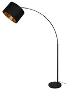 Piantana da Interno Attacco E27 in Metallo Nero Opaco