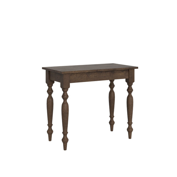 Consolle Allungabile 90-204x48x77 cm in Nobilitato Marrone prezzo