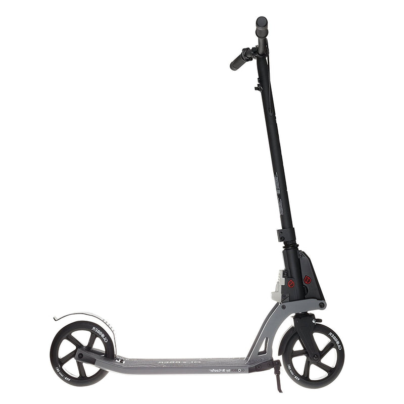 Monopattino 2 ruote per Adulti Struttura in Alluminio Richiudibile Max 100Kg Globber One K 180 Nero