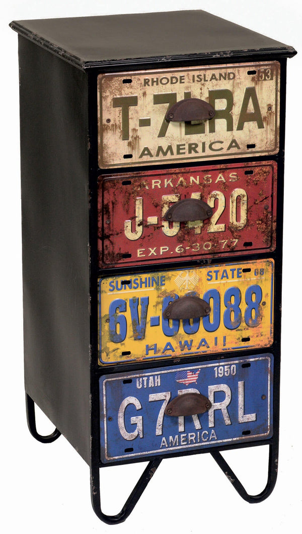 Kommode mit 4 Schubladen aus Holz Adami Targa online