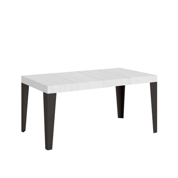 acquista Tavolo Allungabile 120/224x90x77 cm Flame Premium Bianco Frassino