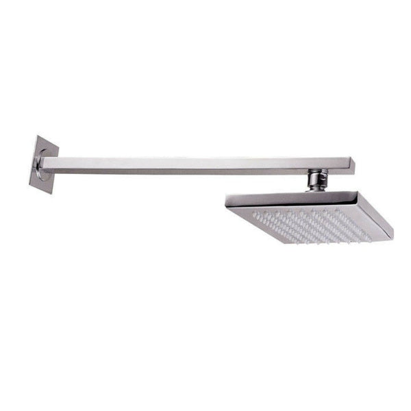 Soffione Doccia Quadrato da Parete in Ottone Linear Cromato sconto