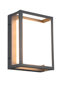 Applique da Esterno a LED SMD in Metallo Antracite