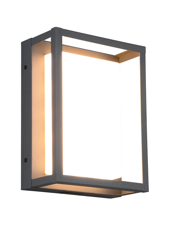 acquista Applique da Esterno a LED SMD in Metallo Antracite