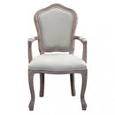 Poltrona Charlene in Tessuto 55x51x100 h cm in Tessuto Bianco