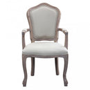 Poltrona Charlene in Tessuto 55x51x100 h cm in Tessuto Bianco