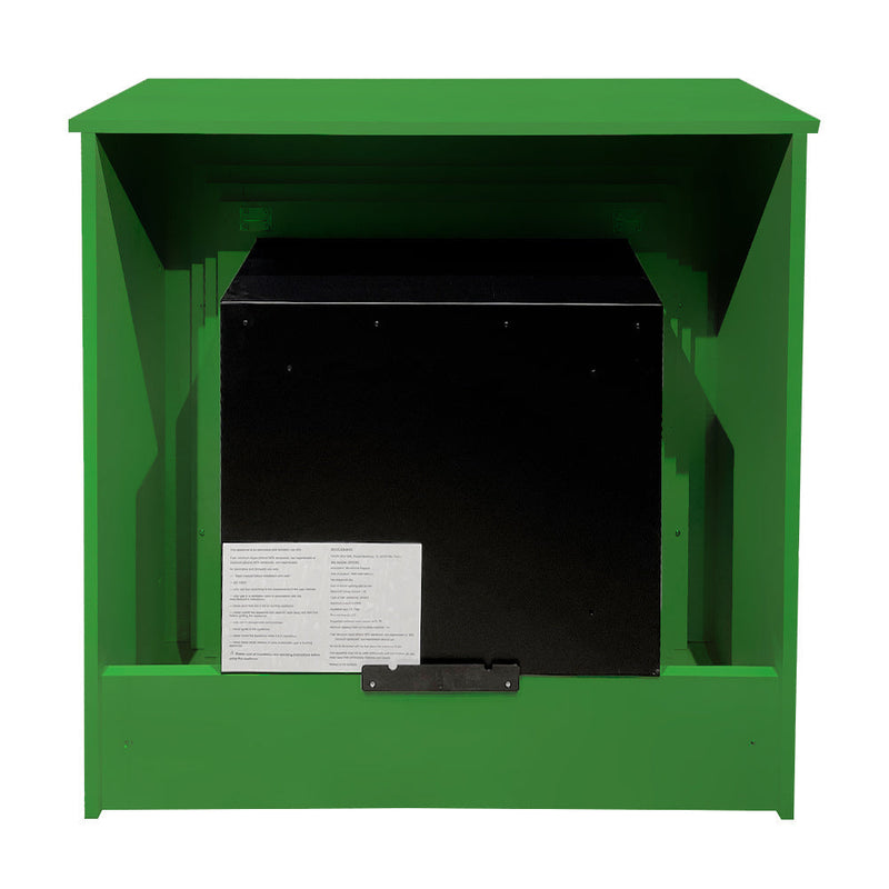 Camino a Bioetanolo da Pavimento 96x35xH96 cm Bellini Verde