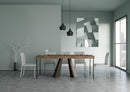 Consolle Allungabile 90-190x40x77 cm in Nobilitato Marrone