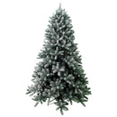Albero di Natale Artificiale Cortina Snow Innevato Effetto Neve 1092 Rami Altezza 180Cm