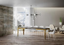 Tavolo Allungabile 160-264x90x80 cm Karamay Evolution Noce
