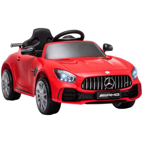 online Macchina Elettrica per Bambini 12V con Licenza Mercedes GTR AMG Rossa