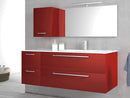 Mobile da Bagno sospeso Samoa 01C Laccato Rosso TFT