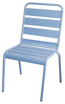 Sedia da Giardino in Acciaio Bauer Luna Azzurra
