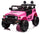 Macchina Elettrica per Bambini 12V Toyota Cruiser Rosa
