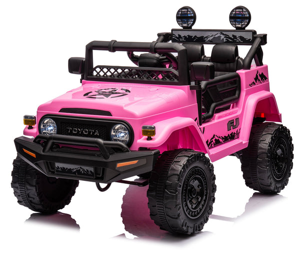 Macchina Elettrica per Bambini 12V Toyota Cruiser Rosa sconto