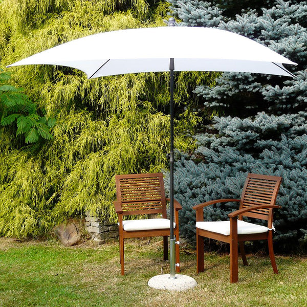 acquista Gartenschirm aus Stahl 200x200cm Maffei Kronos Weiß