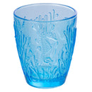 Set 4 Bicchieri Acqua Pantelleria Ocean in Vetro VdE Tivoli 1996 Blu