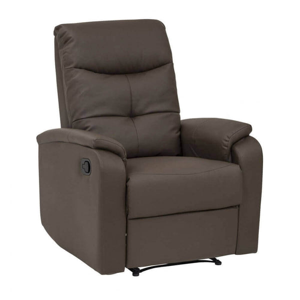 prezzo Relaxsessel 76,5x89/159x100/83,5 h cm in braunem Kunstleder